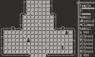Animated image of visiting the Temple to have your mana refilled.