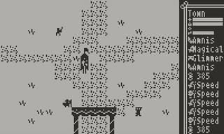 Animated image of collecting a quest reward.