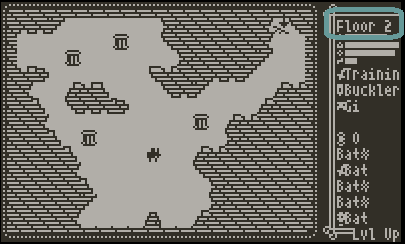 Image of the game with a ring around the information in the top right of the screen.