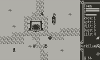 Animated image of a possible quest you can find in the middle of town.